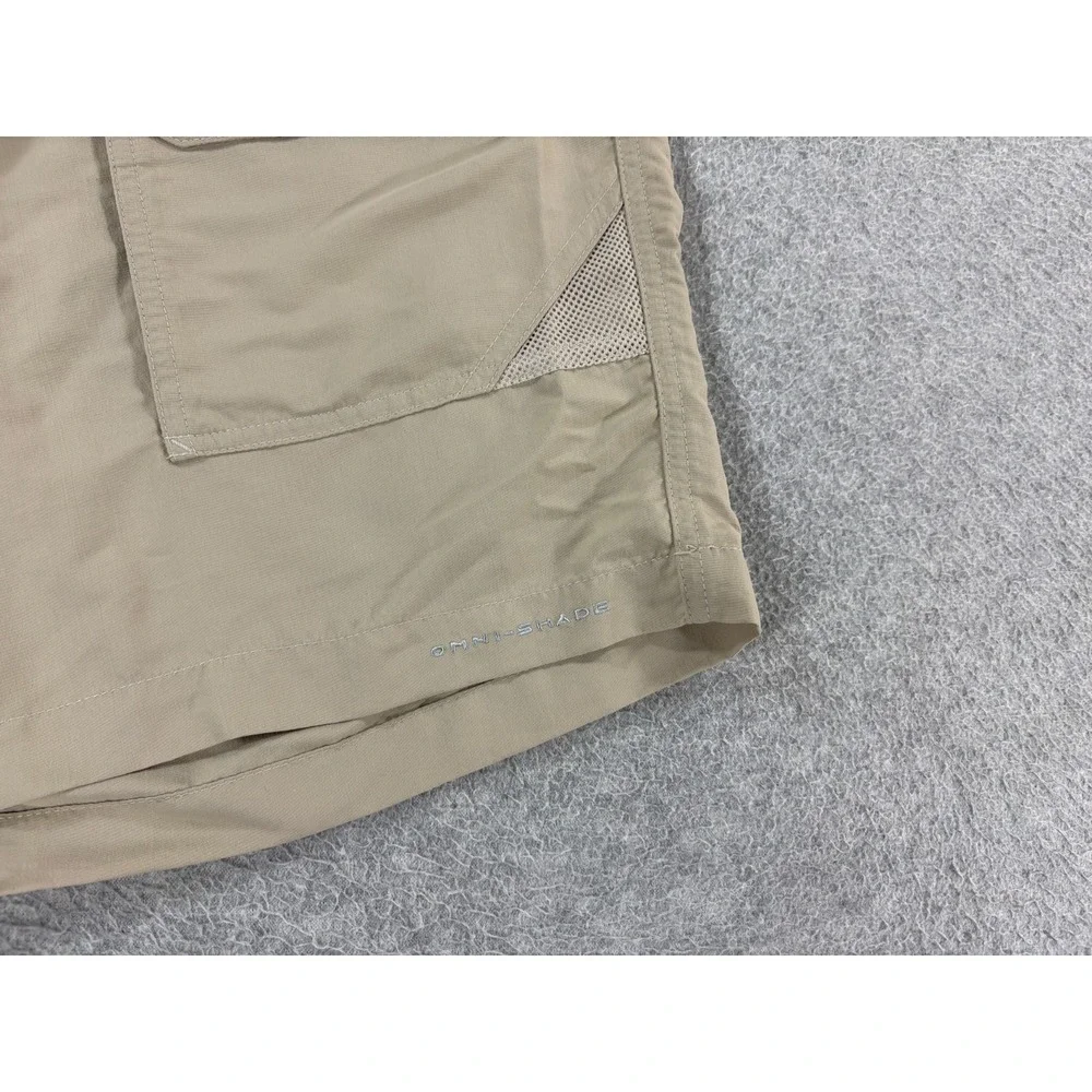 NWT Columbia Cargo Hiking Travel Shorts (Men's 36) Tan - 10